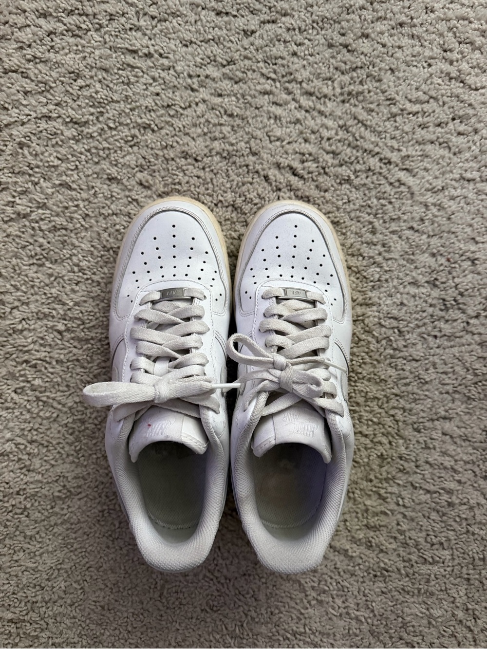 Nike White Low-Top Sneakers